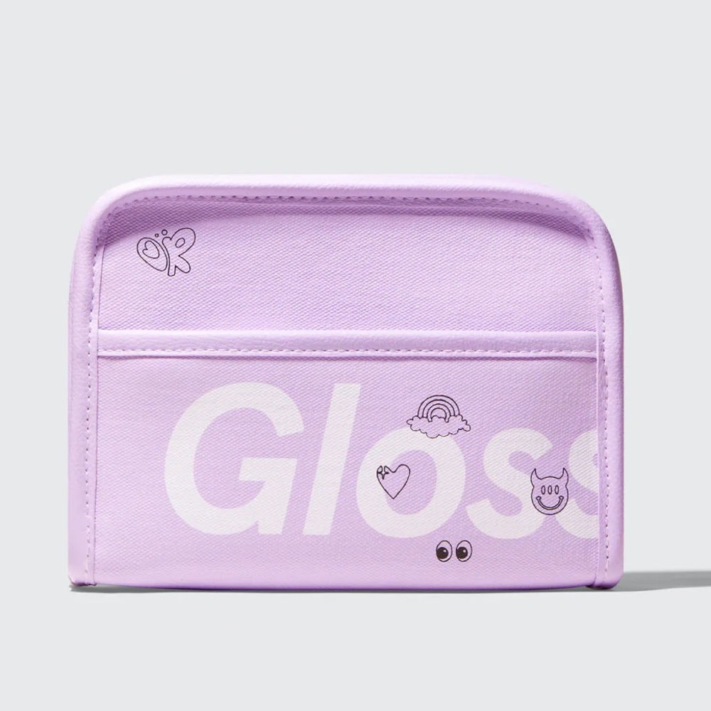 Glossier Olivia Rodrigo mini beauty bag